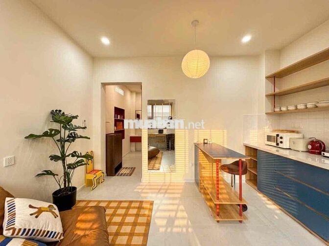 Cho thuê Căn hộ dịch vụ 1 Phòng ngủ, Ban công, Full nội thất cao cấp
