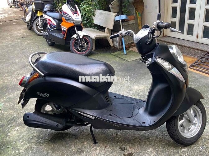 SYM Elite 50cc 2023 màu Đen nhám kymco hermosa,cup