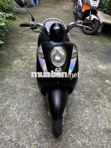 SYM Elite 50cc 2023 màu Đen nhám kymco hermosa,cup