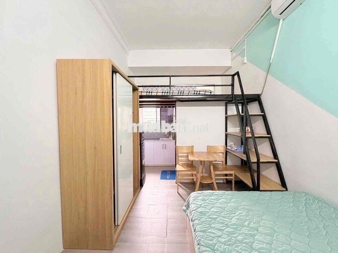 CHO THUÊ PHÒNG GÁC 2 KHÔNG GIAN NGỦ – FULL NỘI THẤT QUẬN 5