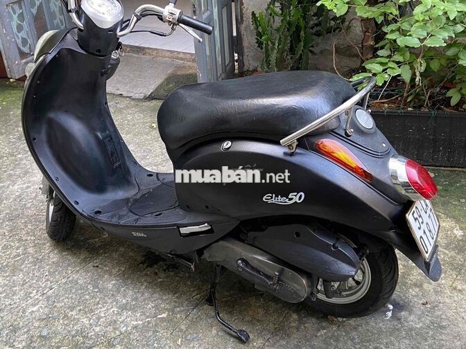 SYM Elite 50cc 2023 màu Đen nhám kymco hermosa,cup