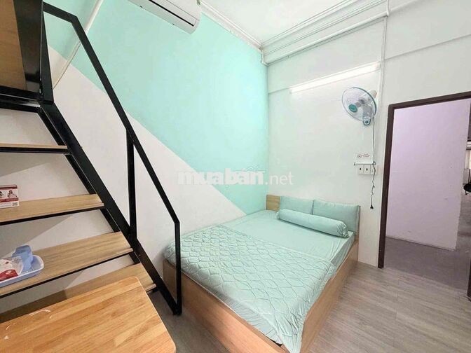 CHO THUÊ PHÒNG GÁC 2 KHÔNG GIAN NGỦ – FULL NỘI THẤT QUẬN 5