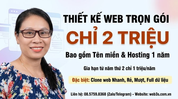 Thiết kế website bán hàng chuẩn SEO không lệ thuộc sàn tmđt