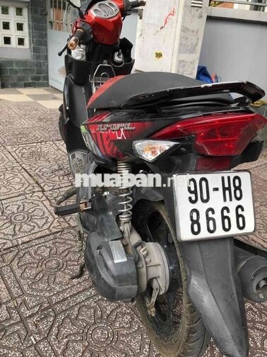 Yamaha Nouvo LX màu Đỏ đen