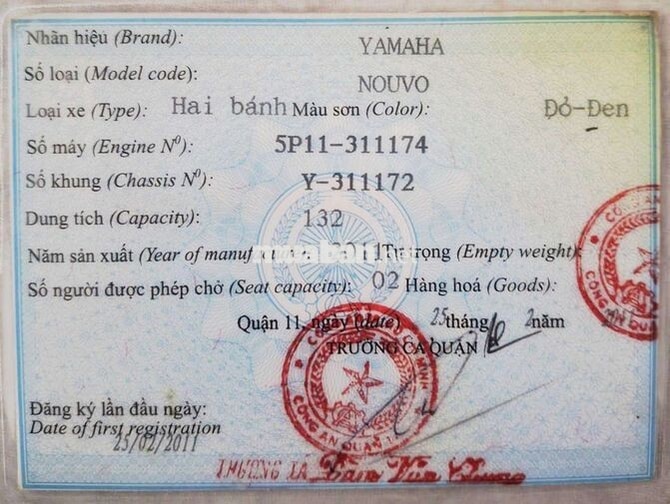 YAMAHA NOUVO 4 135CC ĐỎ ĐEN