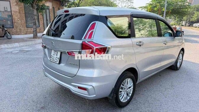 SUZUKI ERTIGA 2019 SỐ SÀN 7 CHỖ BẠC
