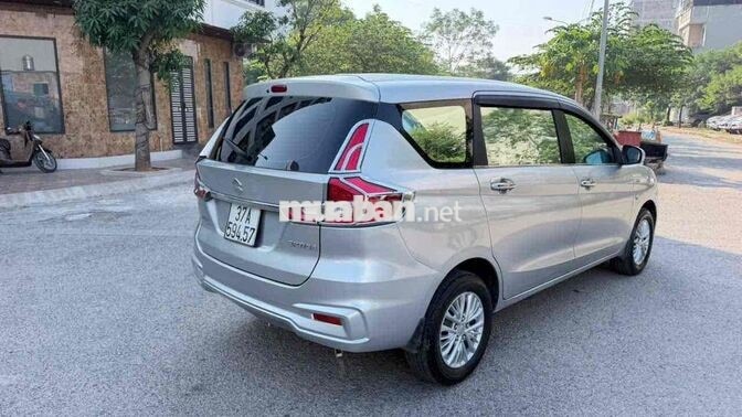 SUZUKI ERTIGA 2019 SỐ SÀN 7 CHỖ BẠC