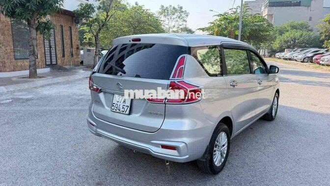 SUZUKI ERTIGA 2019 SỐ SÀN 7 CHỖ BẠC