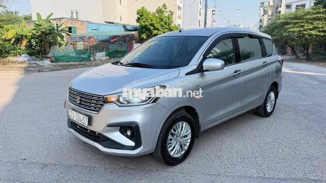 SUZUKI ERTIGA 2019 SỐ SÀN 7 CHỖ BẠC