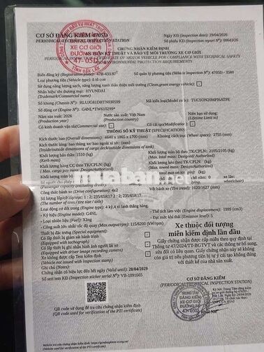 HYUNDAI TUCSON 2026 2.0 MPI TRẮNG