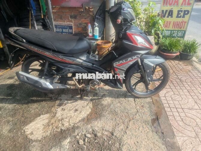SYM Galaxy 50 50cc màu đen đỏ