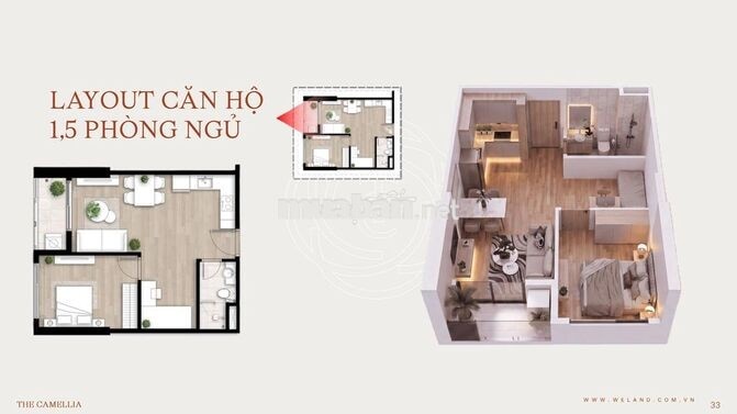 THE CAMELLIA SƠN TRÀ | Căn Hộ 2 NGỦ - Sổ Hồng Lâu Dài - Full Nội Thất