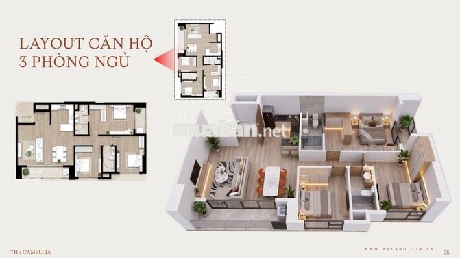 THE CAMELLIA SƠN TRÀ | Căn Hộ 2 NGỦ - Sổ Hồng Lâu Dài - Full Nội Thất