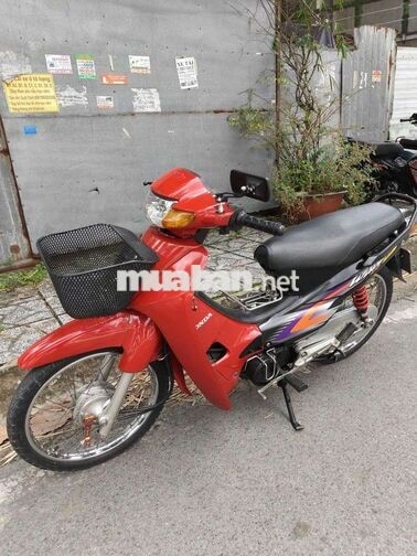 Xe máy Đài Loan Wave 50cc đỏ đen