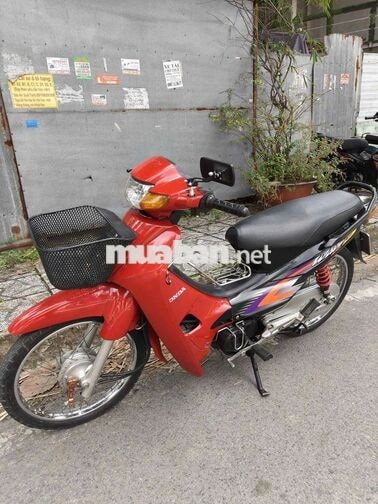 Xe máy Đài Loan Wave 50cc đỏ đen