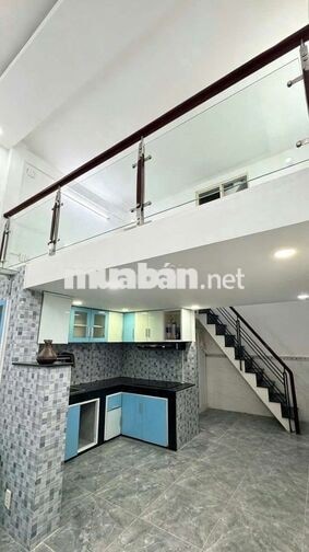 cho thuê nhà mới sạch đẹp đúc 1 lửng 1 lầu đường số 2 p16 GV 4x8m 9tr