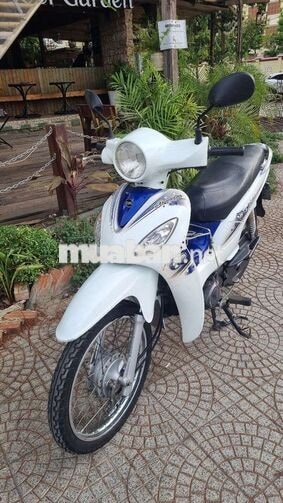 SYM Angela 50cc màu Trắng xanh