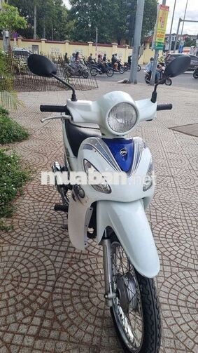 SYM Angela 50cc màu Trắng xanh