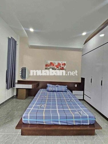 nhà 2 lầu 1 trệt Bình Chuẩn,Thuận An,có nội thất,đường 7m đậu ô tô ok