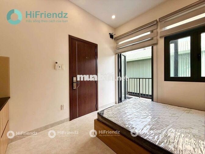 CHO THUÊ GẦN PHAN ĐĂNG LƯU-CĂN HỘ MỚI XÂY-FULL NT-BAN CÔNG THOÁNG-30M2
