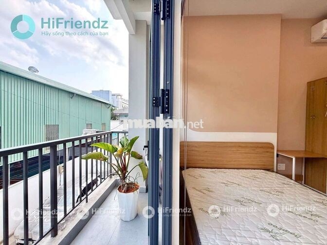 CHO THUÊ GẦN PHAN ĐĂNG LƯU-CĂN HỘ MỚI XÂY-FULL NT-BAN CÔNG THOÁNG-30M2