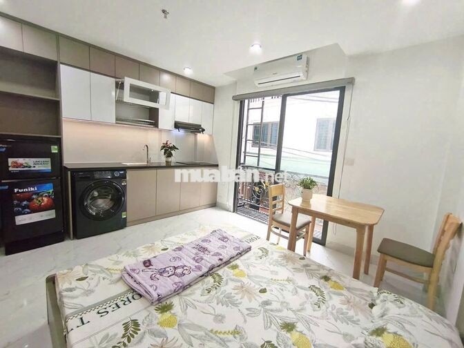 CHO THUÊ CĂN HỘ STUDIO FULL NỘI THẤT NGAY NGÕ 43 TRUNG KÍNH - CG