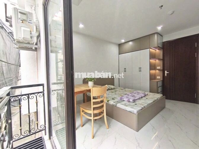 CHO THUÊ CĂN HỘ STUDIO FULL NỘI THẤT NGAY NGÕ 43 TRUNG KÍNH - CG