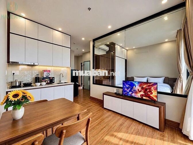 🔥CĂN HỘ 1PN MỚI 100% FULL NỘI THẤT – 2 BAN CÔNG SIÊU RỘNG | FPT CITY 🏡