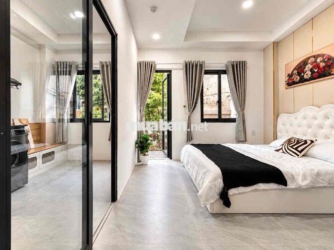 CHDV MỚI 100% - 1 PHÒNG NGỦ FULL NỘI THẤT - NGUYỄN XÍ - NƠ TRĂNG LONG
