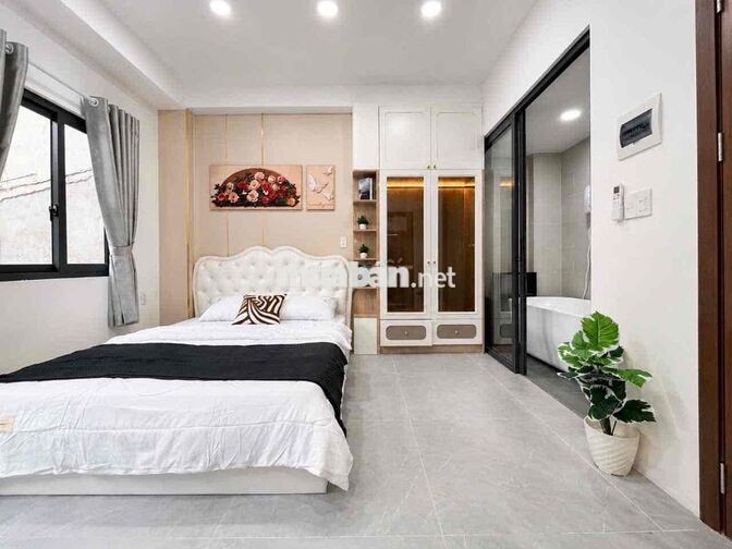 CHDV MỚI 100% - 1 PHÒNG NGỦ FULL NỘI THẤT - NGUYỄN XÍ - NƠ TRĂNG LONG