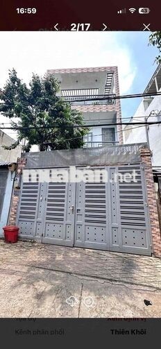 BÁN NHÀ HẺM XE TẢI ĐƯỜNG LÂM THỊ HỐ-GẦN HIỆP THÀNH CITY-QUẬN 12