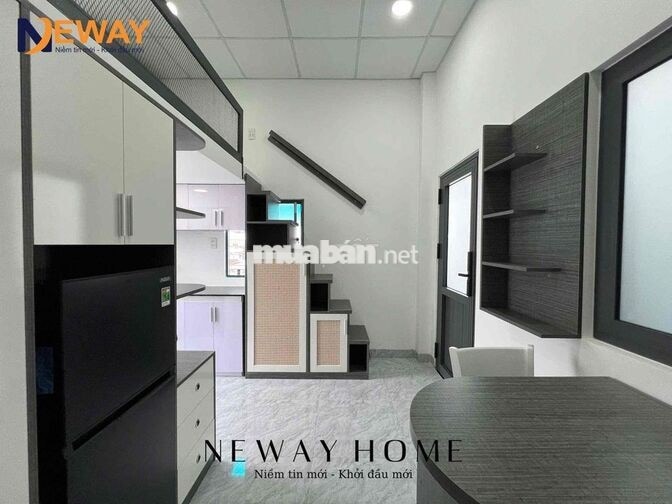 DUPLEX FULL NỘI THẤT - NGAY ĐH VĂN HIẾN VÀ HUFLIT CỬA VÂN TAY GIÁ RẺ