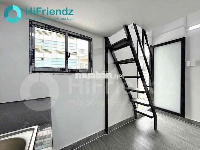 Căn hộ duplex ban công new khu vực: Công Thương - Vaa - Văn Hiến.