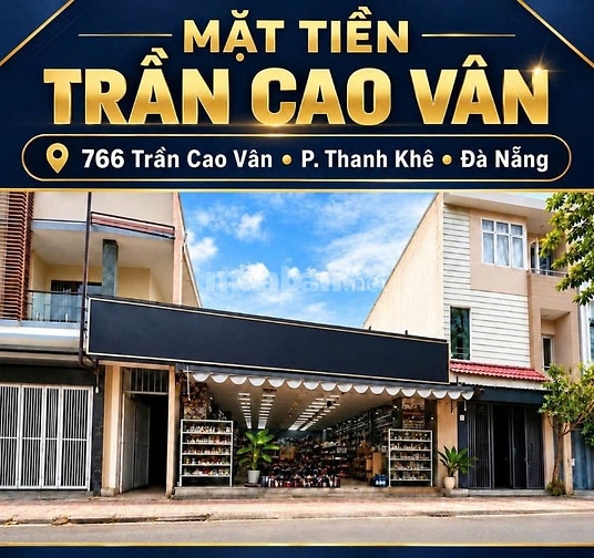 BÁN NHÀ MẶT TIỀN TRẦN CAO VÂN, 311m2 ngang 7m, P. Thanh Khê, Đà Nẵng