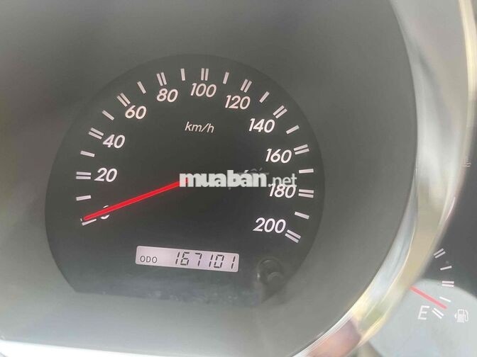 TOYOTA FORTUNER 2009 2.5G 168000 KM XÁM