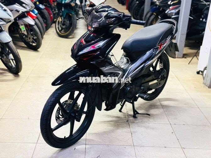 XE MÁY THỊNH PHÁT-WAVE RSX ĐẦU NHỎ ĐEN VÀNH ĐÚC