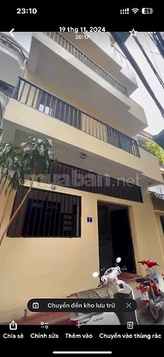 Cho thuê nhà Kim Hoa, Đống Đa, ngõ 3 gác nông 20m ra mặt phố Xã Đàn
