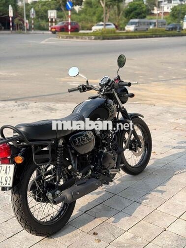 Kawasaki W175 2025 Black Style 10.000 km Đen