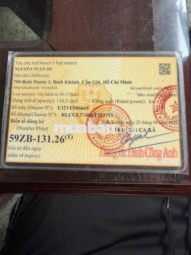 Yamaha Sirius 110 2024 màu Đen