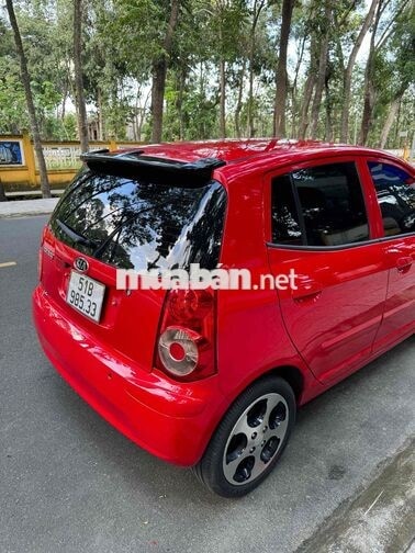 Kia Morning 2008 SLX 8.2 vạn km Đỏ