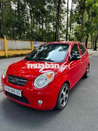 Kia Morning 2008 SLX 8.2 vạn km Đỏ