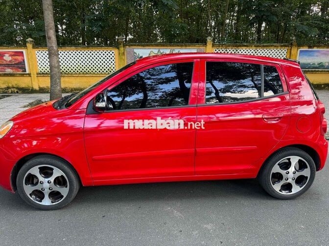 Kia Morning 2008 SLX 8.2 vạn km Đỏ
