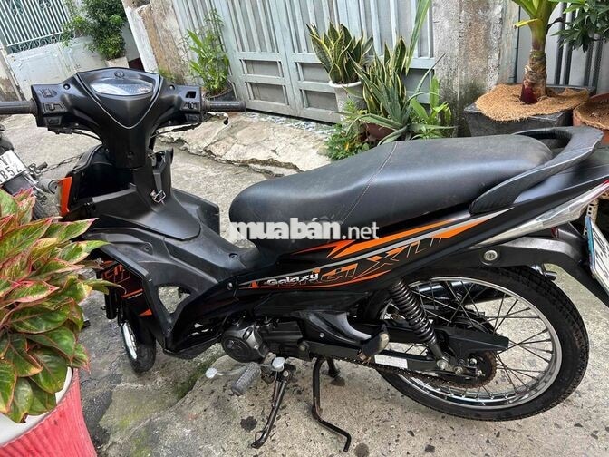 SYM Galaxy 50 2022 50cc màu Đen cam