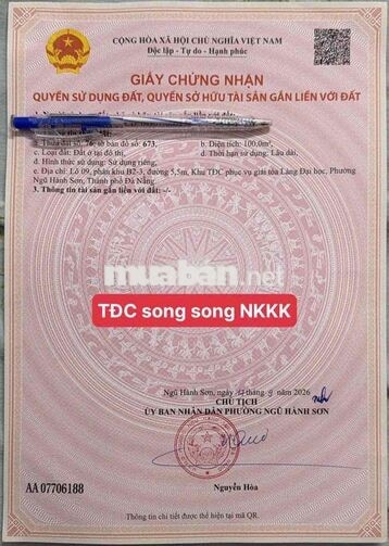 Đất View công viên đường 5.5 giá rẻ cho a/c xây nhà