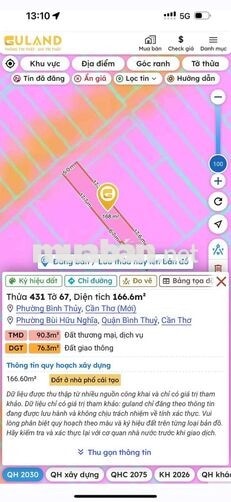 nền thổ cư gần trung tâm cần thơ