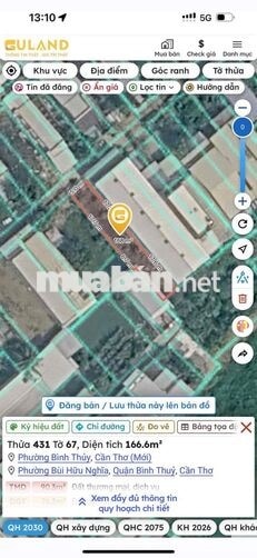 nền thổ cư gần trung tâm cần thơ