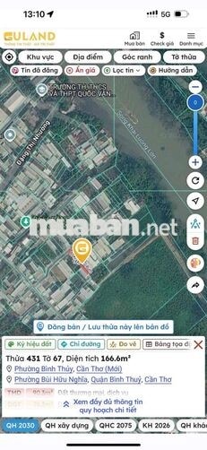 nền thổ cư gần trung tâm cần thơ