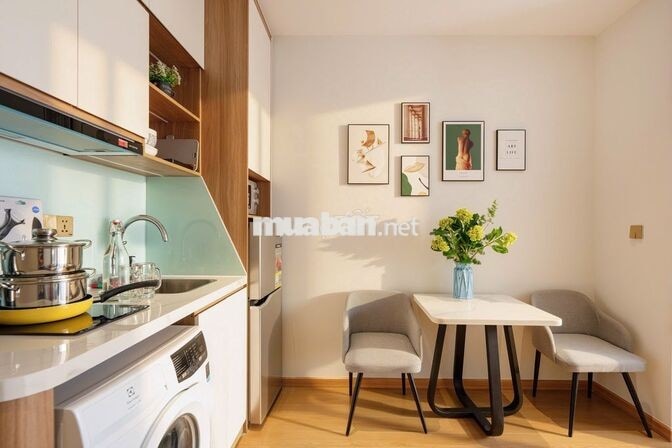 TRỐNG SẴN Căn Hộ 1BR - HỒ BƠI, Giặt Sấy, Xe Điện - Gần Biển Mỹ Khê