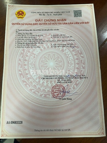 Bán nhà riêng tại 35/91 Trần Đình Xu, phường Cầu Ông Lãnh, HCM