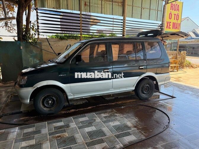 Mitsubishi Jolie 7 chỗ xăng số sàn xanh bạc